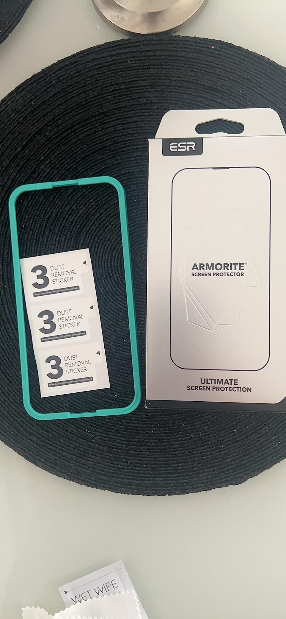 ESR Armorite - Apple iPhone 14 Pro Max Verre trempé Protection d'écran -  Compatible Coque + Cadre d'installation 1-0175279 
